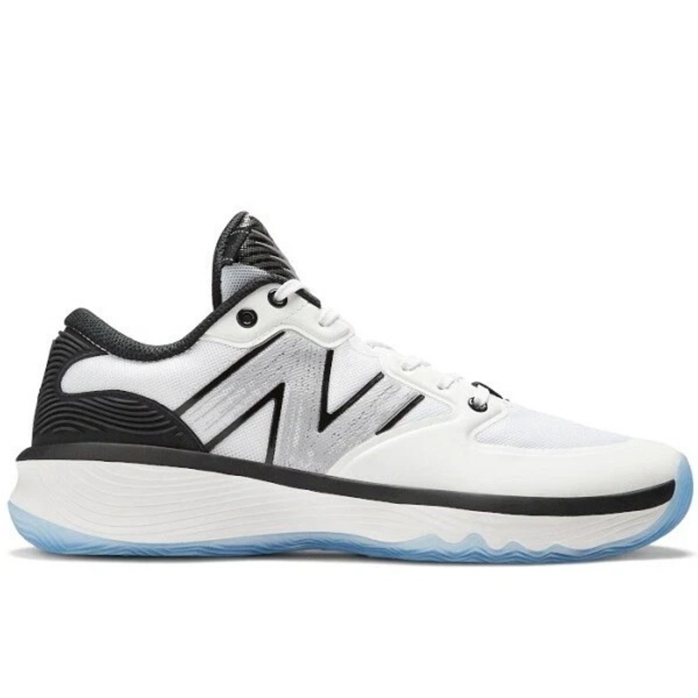 Mens 11.5 - New Balance HESI LOW White Black BBHSLB1 Basketball Shoes Sneakers